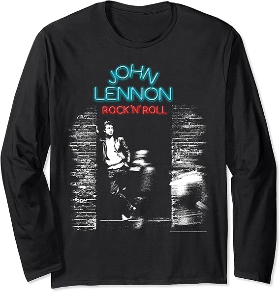 John Lennon Rock 'n' Roll Long Sleeve TShirt Clothing